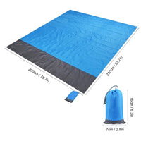 HKM-570899 Portable Waterproof Picnic Mat for Beach, Camping, and Outdoor Activities
