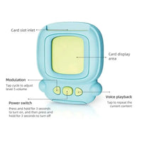 HKM-571091 Early Learning Flash Card Reader for Babies and Toddlers - Educational Cognitive Development Toy
