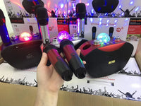 HKM-571219 Dual-Function Karaoke Microphone with USB Power and 32GB Storage Capability in Multiple Colors