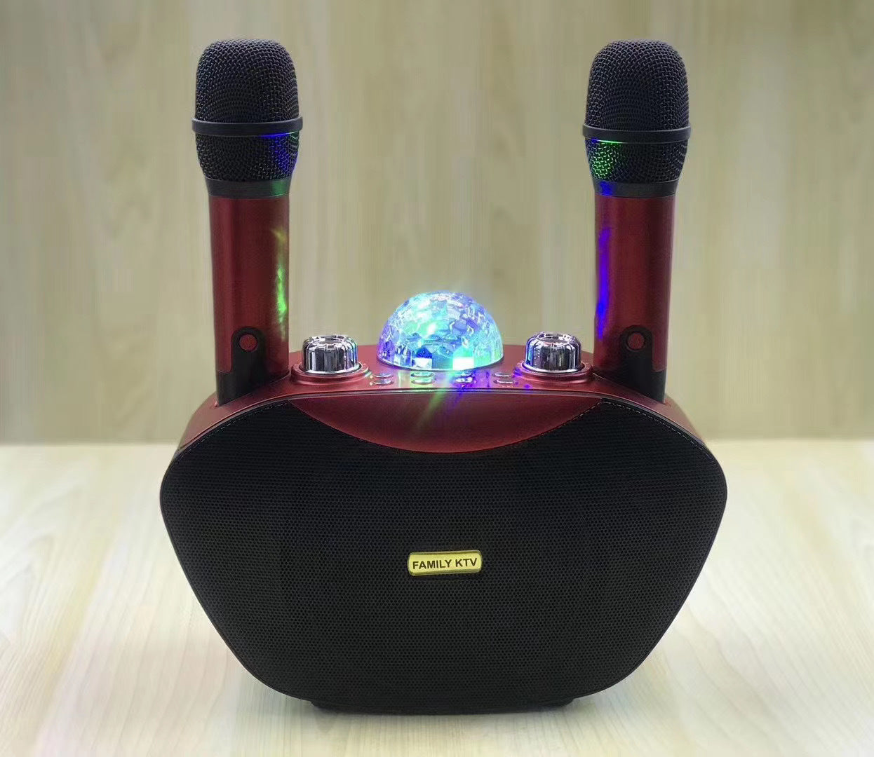 KTX-571219 Dual-Function Karaoke Microphone with USB Power and 32GB Storage Capability in Multiple Colors