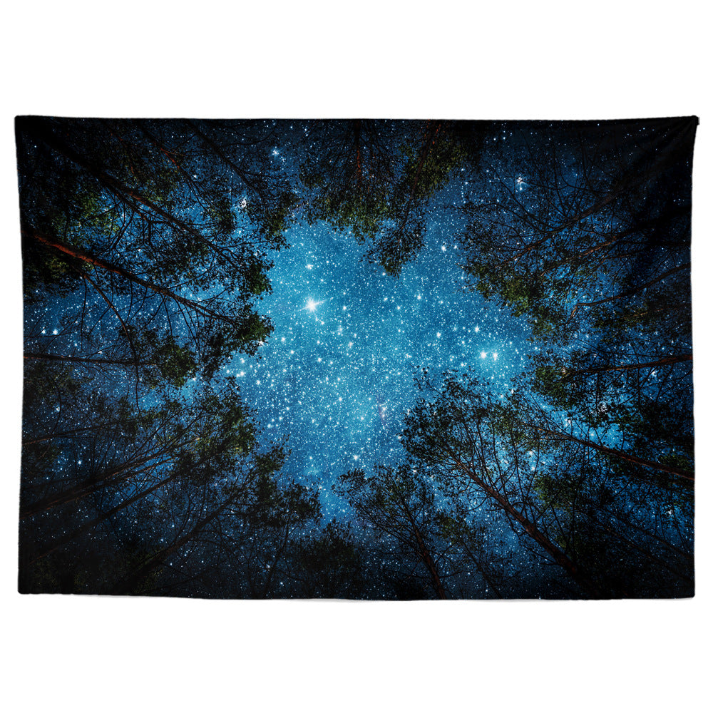 HKM-571219 Wall-Mounted Tapestry for Home Decoration - Versatile Nylon and Polyester Blanket, Tablecloth, Yoga Mat, Beach Towel
