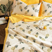 HKM-571347 Air-Conditioned Double Quilt in Washed Cotton with Polyester Filling for Summer Comfort