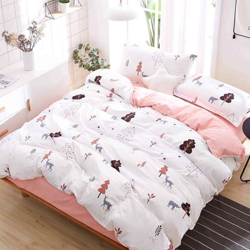 HKM-571347 Air-Conditioned Double Quilt in Washed Cotton with Polyester Filling for Summer Comfort