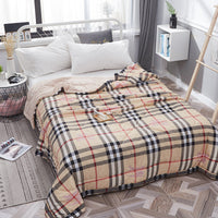 HKM-571347 Air-Conditioned Double Quilt in Washed Cotton with Polyester Filling for Summer Comfort