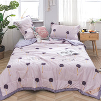 HKM-571347 Air-Conditioned Double Quilt in Washed Cotton with Polyester Filling for Summer Comfort