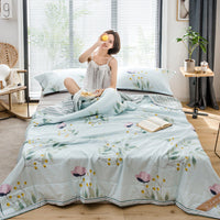 HKM-571347 Air-Conditioned Double Quilt in Washed Cotton with Polyester Filling for Summer Comfort