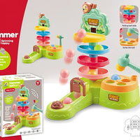HKM-571475 4-in-1 Educational Ball Drop Game Set for Infants and Toddlers, Score-Based Fun