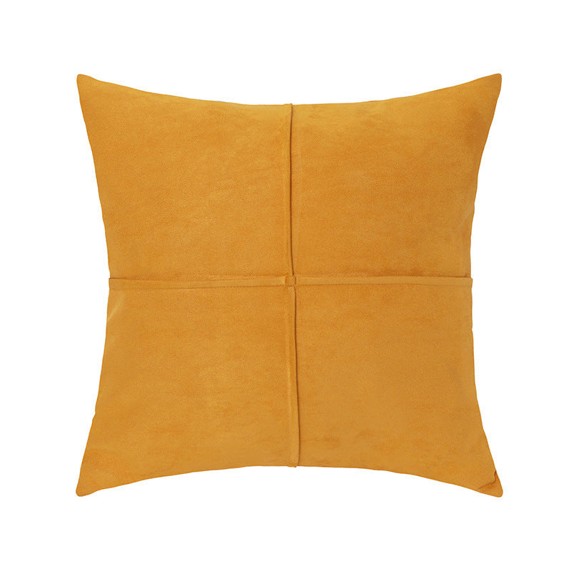 HKM-571475 Solid Color Suede Pillow Cover 45x45cm - Modern Cushion in Various Colors
