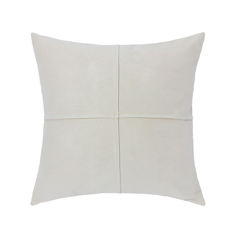 HKM-571475 Solid Color Suede Pillow Cover 45x45cm - Modern Cushion in Various Colors