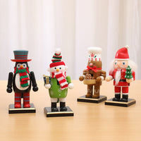HKM-571795 Wooden Puppet Desktop Ornament for Christmas Decoration
