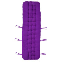 HKM-572051 Chaise Lounger Cushion for Recliners and Rocking Chairs - Soft Polyester with Secure Straps, Ideal for Indoor and Outdoor Use