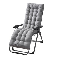HKM-572051 Chaise Lounger Cushion for Recliners and Rocking Chairs - Soft Polyester with Secure Straps, Ideal for Indoor and Outdoor Use