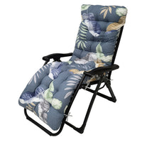 HKM-572051 Chaise Lounger Cushion for Recliners and Rocking Chairs - Soft Polyester with Secure Straps, Ideal for Indoor and Outdoor Use