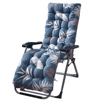 HKM-572051 Chaise Lounger Cushion for Recliners and Rocking Chairs - Soft Polyester with Secure Straps, Ideal for Indoor and Outdoor Use