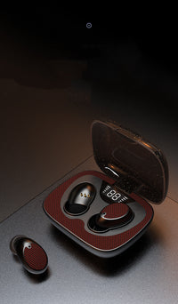 HKM-572051 TWS Bluetooth Headset es02 with Noise Isolation, USB Charging, 4-5 Hour Play Time, Additional Ear Tips