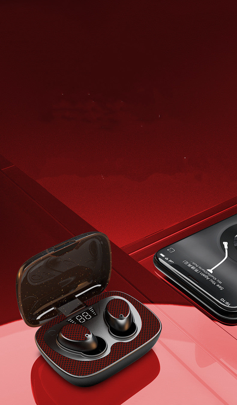 HKM-572051 TWS Bluetooth Headset es02 with Noise Isolation, USB Charging, 4-5 Hour Play Time, Additional Ear Tips