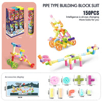 HKM-572243 Creative Building Block Toy Set for Kids - Gear Assembly Educational Puzzle for Ages 6 and Up