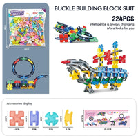 HKM-572243 Creative Building Block Toy Set for Kids - Gear Assembly Educational Puzzle for Ages 6 and Up