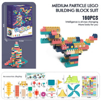 HKM-572243 Creative Building Block Toy Set for Kids - Gear Assembly Educational Puzzle for Ages 6 and Up
