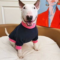 HKM-572243 Fluorescent Contrast Fleece Sweater for Dogs - Warm and Cozy Pet Apparel