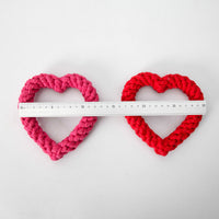 HKM-572307 Cotton Rope Love Toy for Pets - Pink, Red, Rose Red, 11CM