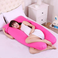 HKM-572435 Pregnancy and Maternity Body Pillow with Removable Cotton Cover, Rectangular Design, 80-140 cm, Soft 7D Cotton Filling