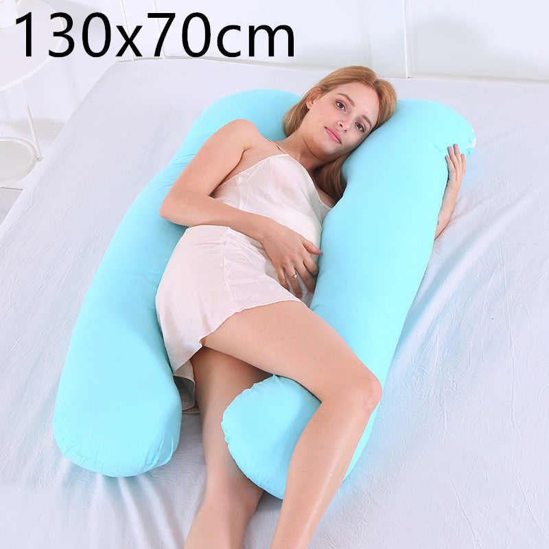HKM-572435 Pregnancy and Maternity Body Pillow with Removable Cotton Cover, Rectangular Design, 80-140 cm, Soft 7D Cotton Filling