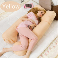 HKM-572435 Pregnancy and Maternity Body Pillow with Removable Cotton Cover, Rectangular Design, 80-140 cm, Soft 7D Cotton Filling