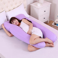 HKM-572435 Pregnancy and Maternity Body Pillow with Removable Cotton Cover, Rectangular Design, 80-140 cm, Soft 7D Cotton Filling