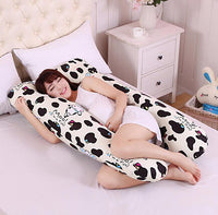 HKM-572435 Pregnancy and Maternity Body Pillow with Removable Cotton Cover, Rectangular Design, 80-140 cm, Soft 7D Cotton Filling