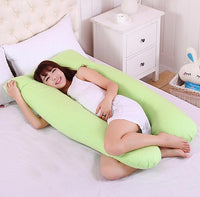 HKM-572435 Pregnancy and Maternity Body Pillow with Removable Cotton Cover, Rectangular Design, 80-140 cm, Soft 7D Cotton Filling
