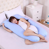 HKM-572435 Pregnancy and Maternity Body Pillow with Removable Cotton Cover, Rectangular Design, 80-140 cm, Soft 7D Cotton Filling