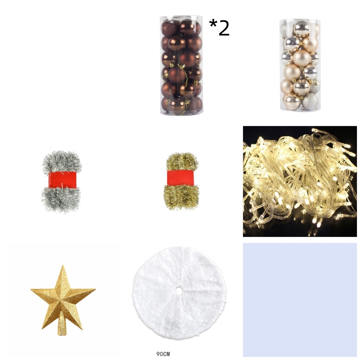 HKM-572627 Mini Christmas Tree Decor – 60cm Reusable PVC Ornament for Festive Desktop Decoration