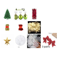 HKM-572627 Mini Christmas Tree Decor – 60cm Reusable PVC Ornament for Festive Desktop Decoration