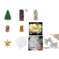 HKM-572627 Mini Christmas Tree Decor – 60cm Reusable PVC Ornament for Festive Desktop Decoration