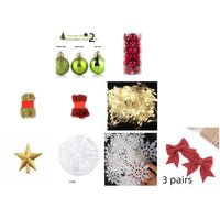 HKM-572627 Mini Christmas Tree Decor – 60cm Reusable PVC Ornament for Festive Desktop Decoration