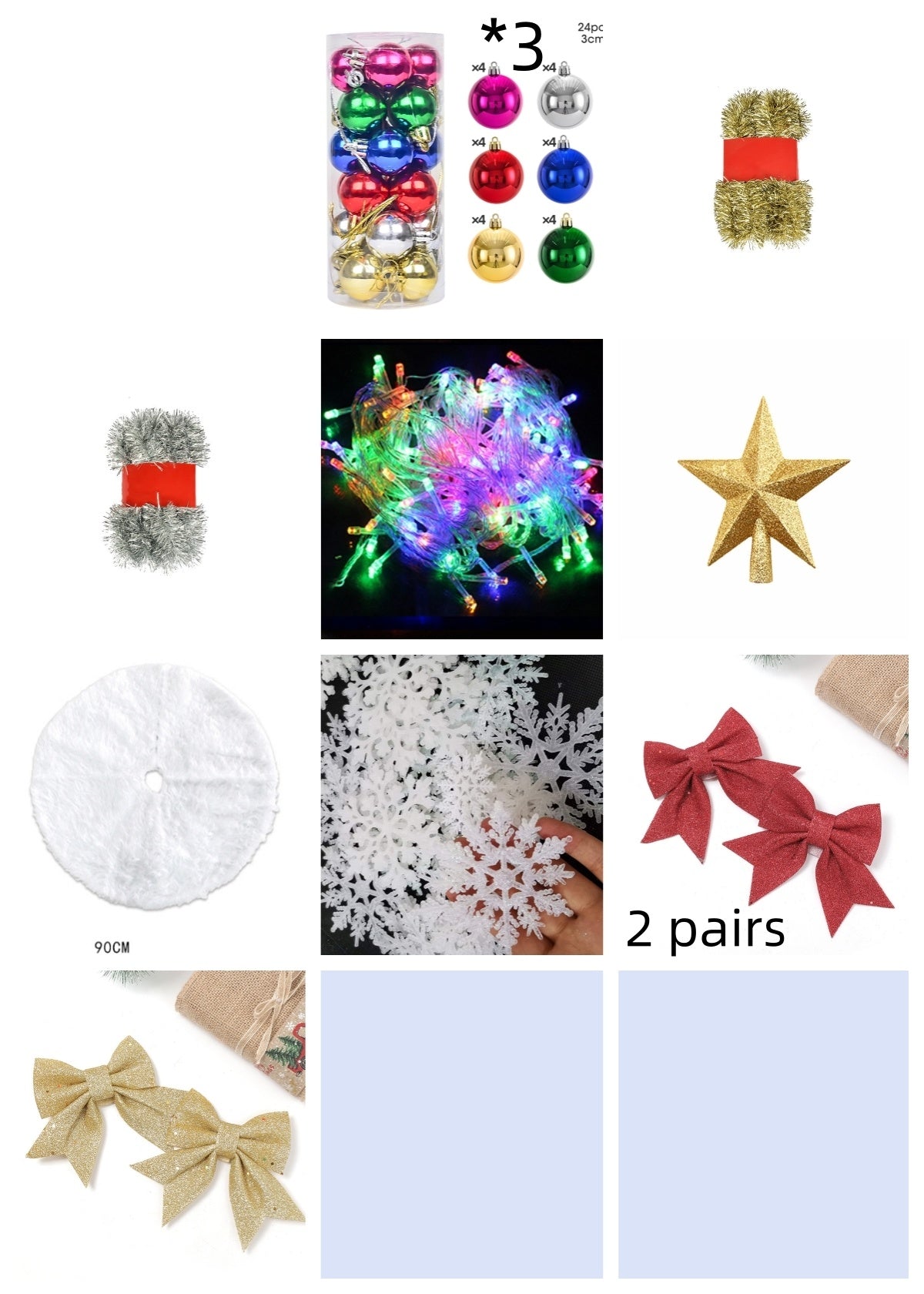 HKM-572627 Mini Christmas Tree Decor – 60cm Reusable PVC Ornament for Festive Desktop Decoration