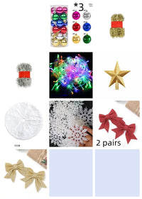 HKM-572627 Mini Christmas Tree Decor – 60cm Reusable PVC Ornament for Festive Desktop Decoration