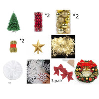 HKM-572627 Mini Christmas Tree Decor – 60cm Reusable PVC Ornament for Festive Desktop Decoration