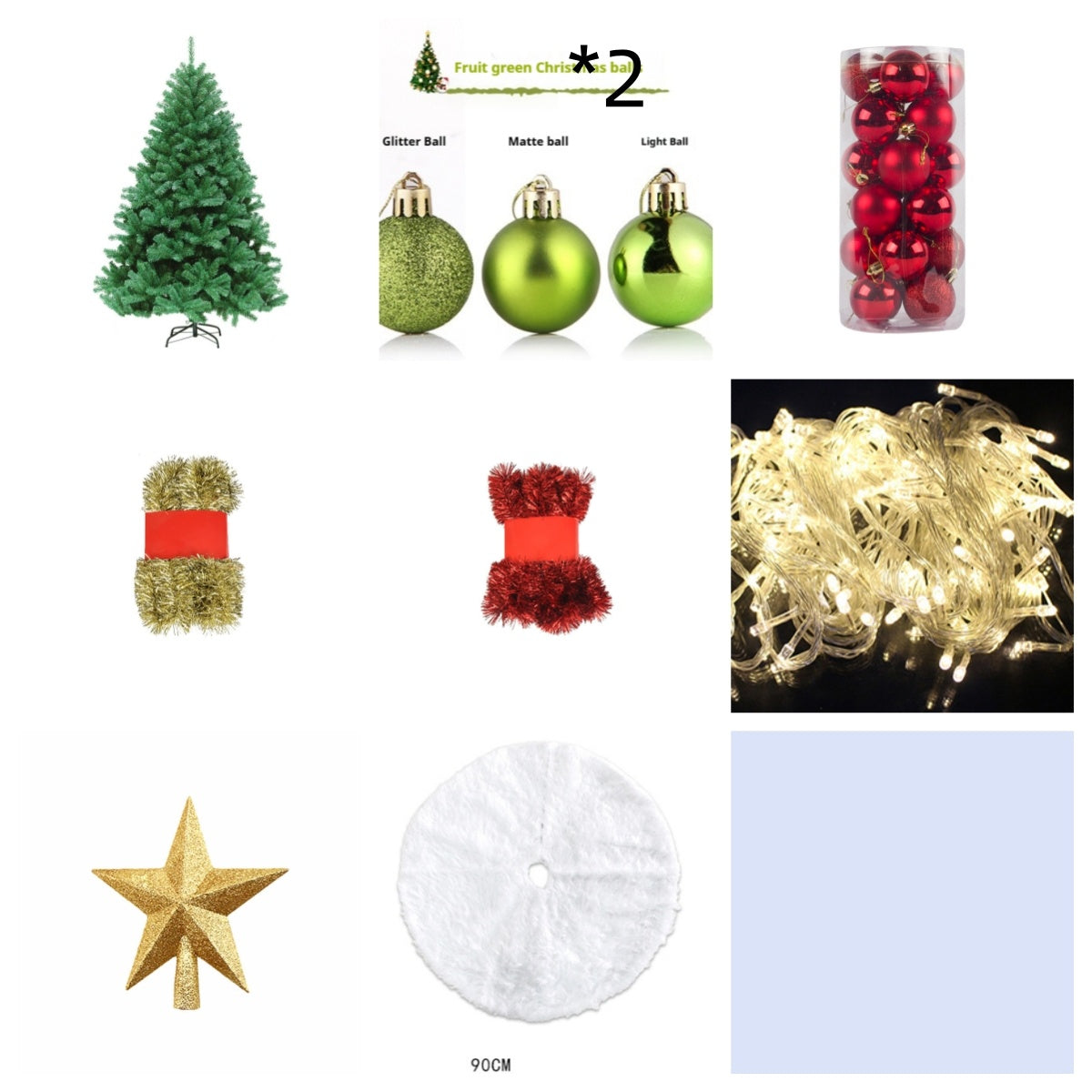 HKM-572627 Mini Christmas Tree Decor – 60cm Reusable PVC Ornament for Festive Desktop Decoration