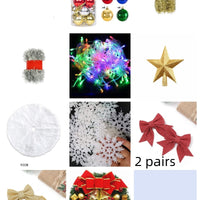 HKM-572627 Mini Christmas Tree Decor – 60cm Reusable PVC Ornament for Festive Desktop Decoration
