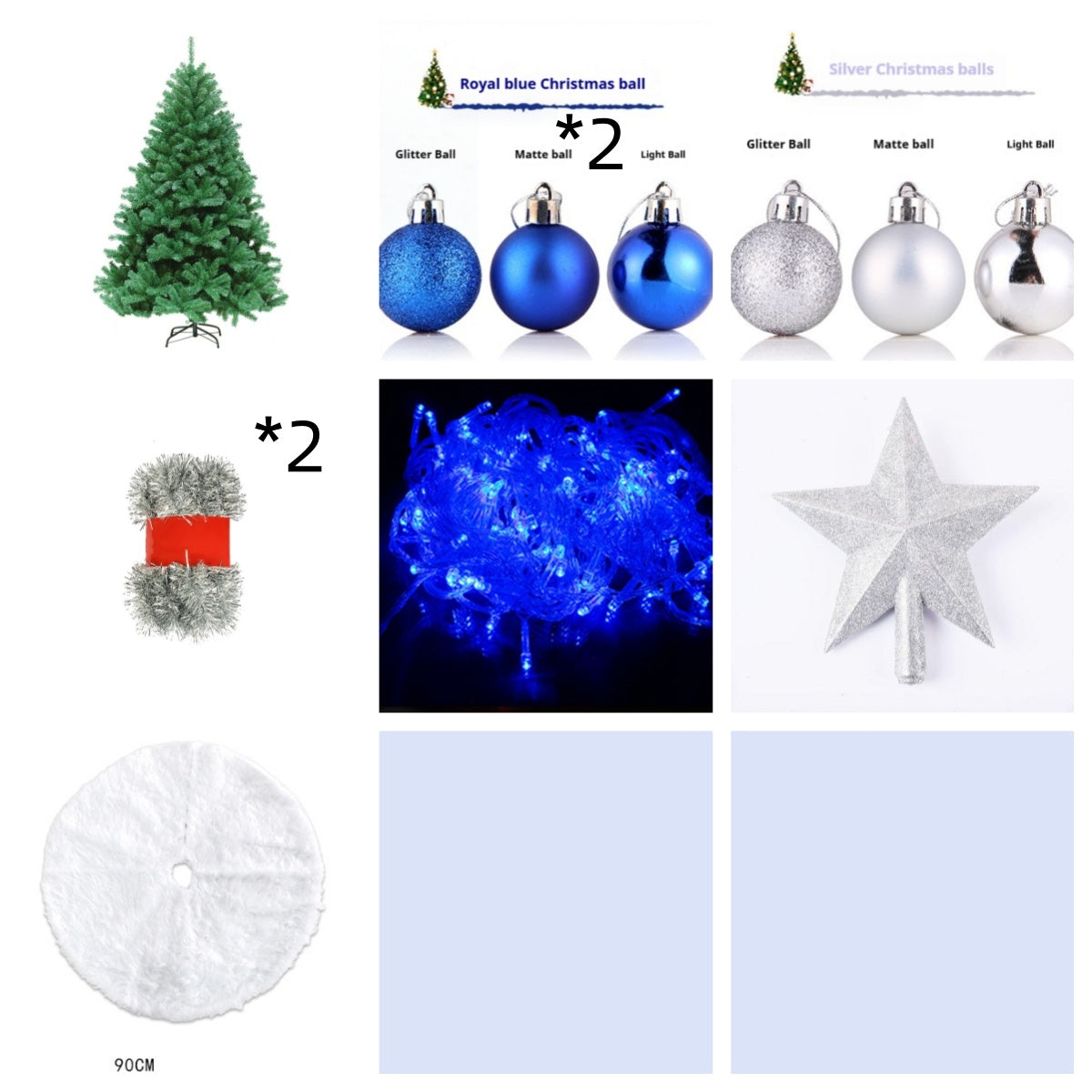 HKM-572627 Mini Christmas Tree Decor – 60cm Reusable PVC Ornament for Festive Desktop Decoration