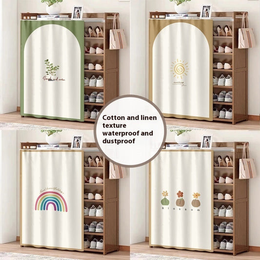 HKM-572755 Punch-Free Velcro Hanging Curtain - Safe Starry Sky Design, 60x90cm Cloth Shade