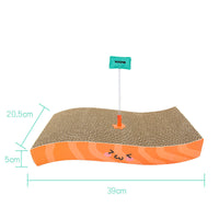 HKM-572819 Corrugated Cat Scratching Board in Various Designs with Optional Toy