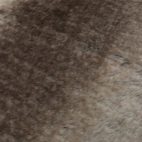 HKM-572819 Cozy Faux Fur Throw Blanket - 50" x 60", Brown, Soft and Warm