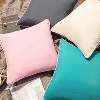 HKM-572947 Outdoor Waterproof Decorative Pillow Cover for Patio and Tent - Square Cushion Case