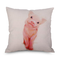 HKM-573203 Linen Pillowcase – Modern Simple Design, 45cm x 45cm, Multiple Colors Available