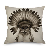 HKM-573203 Linen Pillowcase – Modern Simple Design, 45cm x 45cm, Multiple Colors Available