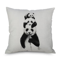 HKM-573203 Linen Pillowcase – Modern Simple Design, 45cm x 45cm, Multiple Colors Available