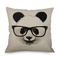 HKM-573203 Linen Pillowcase – Modern Simple Design, 45cm x 45cm, Multiple Colors Available